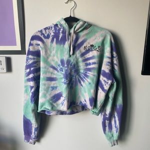 Tie Dye Oversized Cropped Hoodie | Poshmark